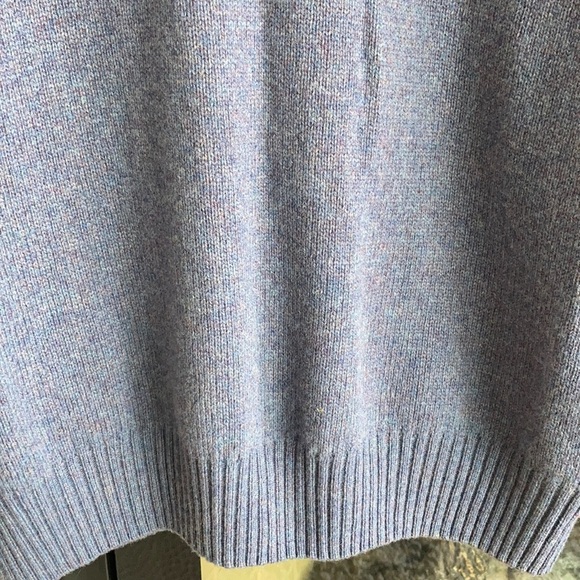 Giasone wool cashmere vneck sweater lavender - Picture 6 of 16